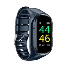 Load image into Gallery viewer, 2 In 1 Smart Watch with Bluetooth Earphone - AI Heart Rate Monitor Smart Wristband Long Time Standby Sport Watch