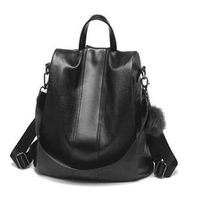 Load image into Gallery viewer, PREMIUM Premium Leather Three Way Anti-Thief Women&#39;s Backpack
